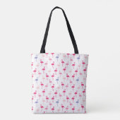 Flamingo Schoudertas Tote Bag (Achterkant)