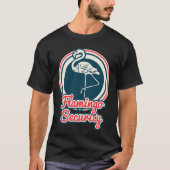 Flamingo Security Uniform Combat Retro T-shirt (Voorkant)