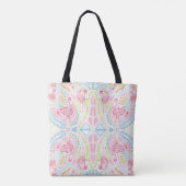 Flamingo Sensation Monogram Heather French Henry Tote Bag (Achterkant)