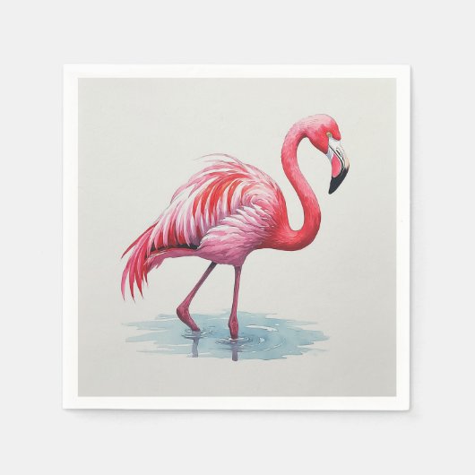 Flamingo Servet (Voorkant)
