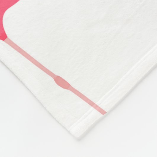 Flamingo Shade 60x80 Fleece Deken (Hoek)