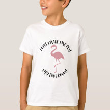 Flamingo Shirt - Laat me mijn voet niet neerleggen