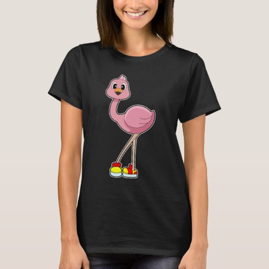 Flamingo Shoes T-shirt (Voorkant)