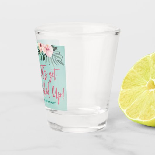 Flamingo Shot Glass Tropical Bachelorette Party Shot Glas (Rechts)