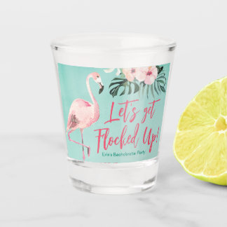 Flamingo Shot Glass Tropical Bachelorette Party Shot Glas