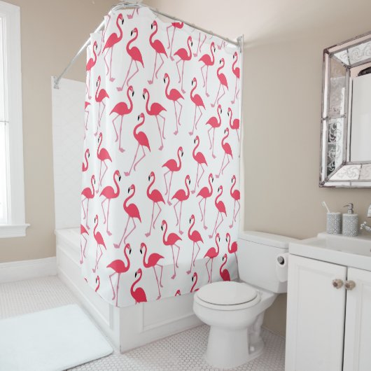 Flamingo Shower Curtain Douchegordijn (In situ)