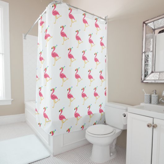 Flamingo Shower Curtain Douchegordijn (In situ)