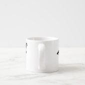 Flamingo Silhouette Espresso Kop (Achterkant)