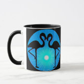 Flamingo Silhouette Mok (Links)