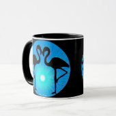 Flamingo Silhouette Mok (Voorkant links)