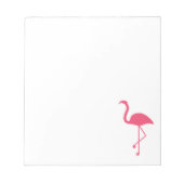 Flamingo Silhouette Pink Notitieblok (Voorkant)
