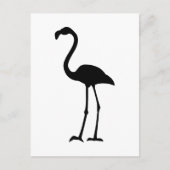 Flamingo Silhoutte Briefkaart (Voorkant)