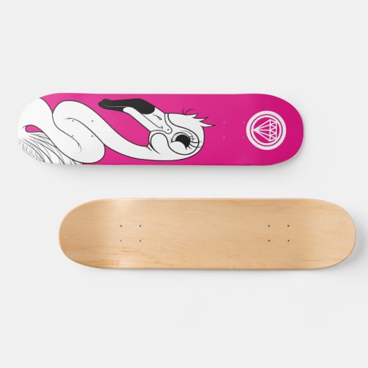 Flamingo Skateboard (Horizontaal)