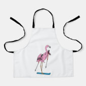 Flamingo Skier Ski Schort (Voorkant)