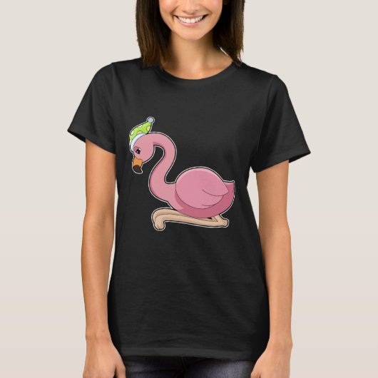 Flamingo Slaapmutsje T-shirt (Voorkant)