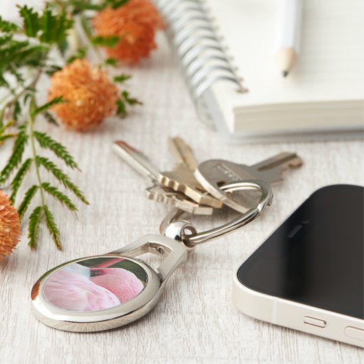 Flamingo Sleutelhanger (Zijkant)