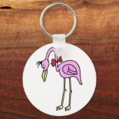 flamingo sleutelhanger (Voorkant)