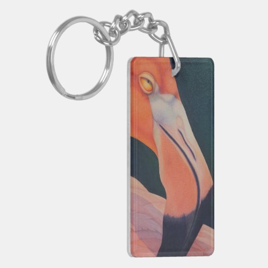 Flamingo Sleutelhanger (Voorkant Links)