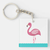 Flamingo Sleutelhanger (voorkant)