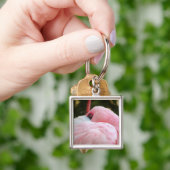 Flamingo Sleutelhanger (Hand)