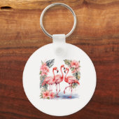 Flamingo Sleutelhanger (Voorkant)