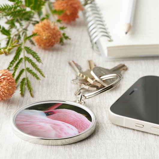 Flamingo Sleutelhanger (Zijkant)