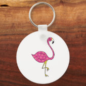 flamingo sleutelhanger (Voorkant)