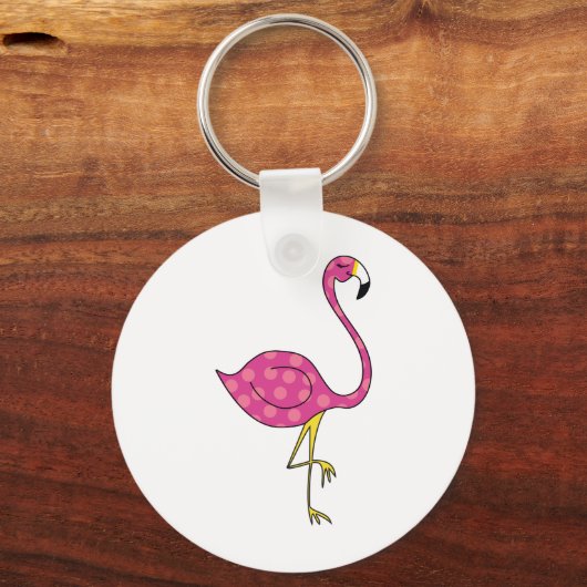 flamingo sleutelhanger (Voorkant)