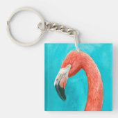 Flamingo Sleutelhanger (Voorkant)
