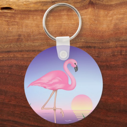 Flamingo Sleutelhanger (Voorkant)