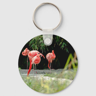 flamingo sleutelhanger