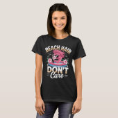 Flamingo Sommer Shirt mit Spruch (Voorkant volledig)
