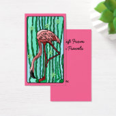 Flamingo Spaans Mos Reizen Souvenir Gift Labels Visitekaartjes (Bureau)