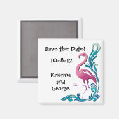 Flamingo sparen de Magnet van de Datum (Voorkant / Achterkant)