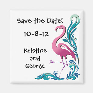 Flamingo sparen de Magnet van de Datum