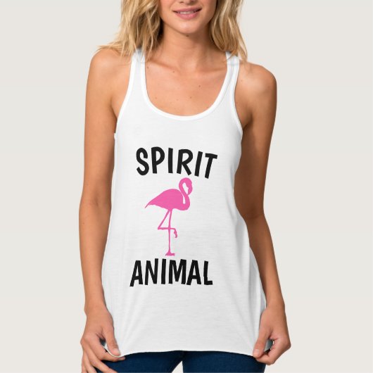 FLAMINGO SPIRIT ANIMAL T-Shirts (Voorkant)