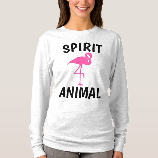 FLAMINGO SPIRIT DIER T-Shirts (Voorkant)