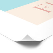 Flamingo Split Perfect Poster (Hoek)