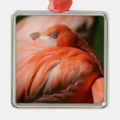 Flamingo Square Ornament (Voorkant)