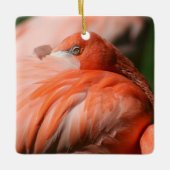 Flamingo Square Ornament (Voorkant)