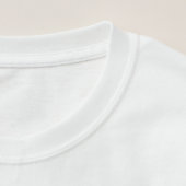 Flamingo St Patrick Day Fun Pink Bird Lover Gift1 T-shirt (Detail - nek (in wit))
