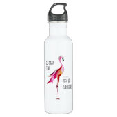 Flamingo Stand-all is een fabelachtig, grappig Gez Waterfles (Voorkant)