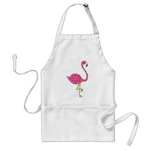 flamingo standaard schort