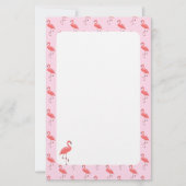 Flamingo Stationery Paper Briefpapier (Voorkant)