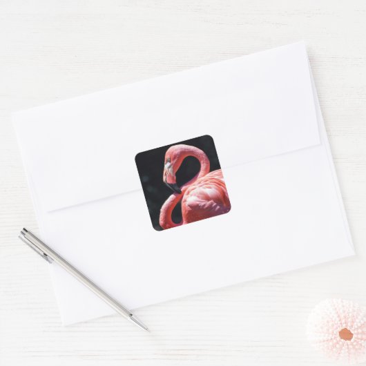 Flamingo Sticker (Envelop)