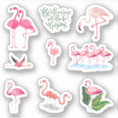 Flamingo Stickers (Voorkant)