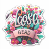 Flamingo Stickers voor uw creativiteit (Voorkant)