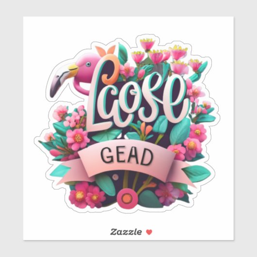 Flamingo Stickers voor uw creativiteit (Vel)