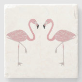 Flamingo Stone Onderzetter (Voorkant)
