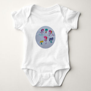 Flamingo Strand Baby Body Romper